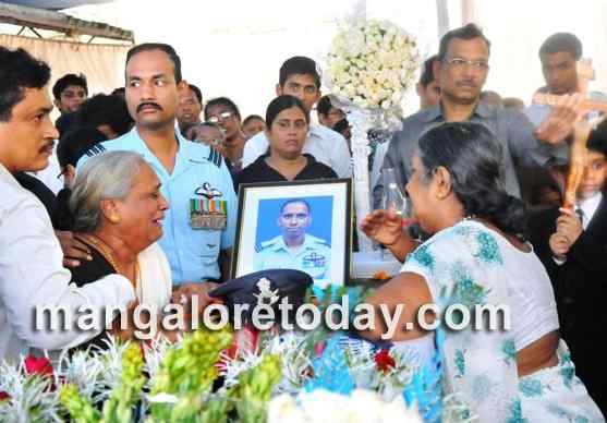 Wing Commander Darryl Castelino funeral